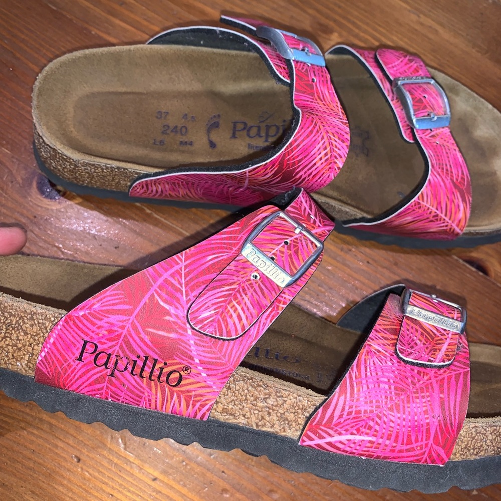 Papillon by Birkenstock Pink Sandals Women’s 6 - Picture 2 of 4